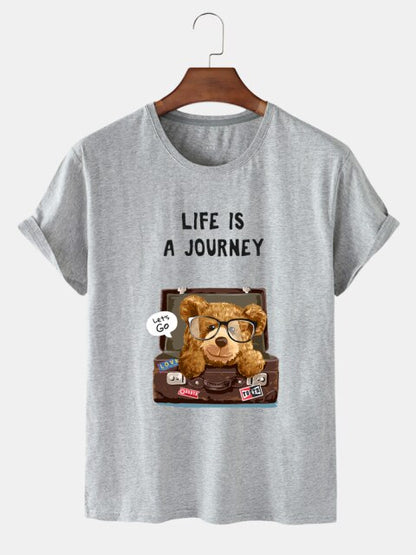 Eco-Friendly Travel Bear T-shirt