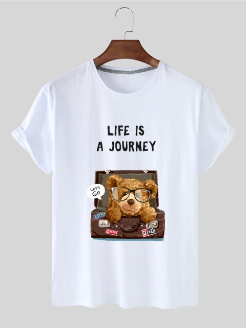 Eco-Friendly Travel Bear T-shirt