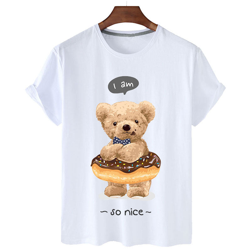 Eco-Friendly Donut Bear T-shirt
