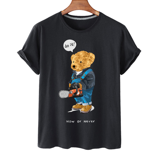 Eco-Friendly Now or Never Bear T-shirt