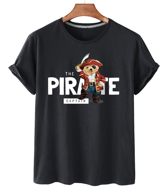 Eco-Friendly Pirate Bear T-shirt