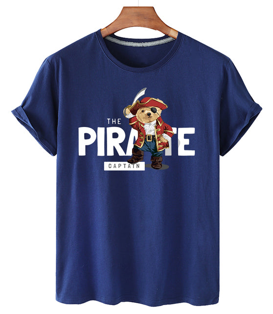 Eco-Friendly Pirate Bear T-shirt