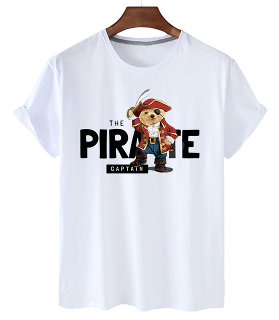 Eco-Friendly Pirate Bear T-shirt