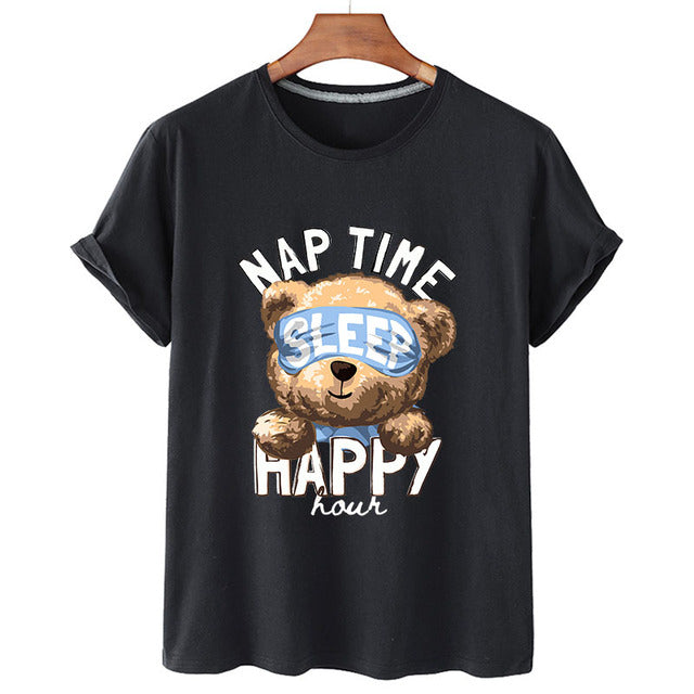 Eco-Friendly Sleepy Bear T-shirt