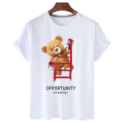 Eco-Friendly Painter Bear T-shirt