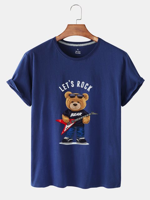 Eco-Friendly Lets Rock Bear T-shirt