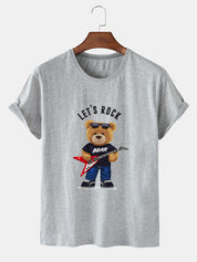 Eco-Friendly Lets Rock Bear T-shirt