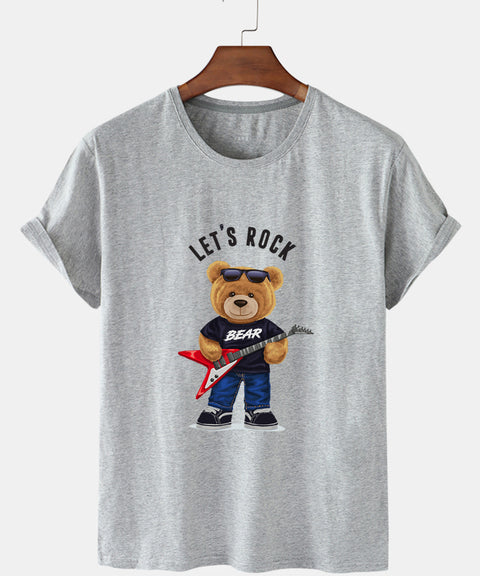 Eco-Friendly Lets Rock Bear T-shirt