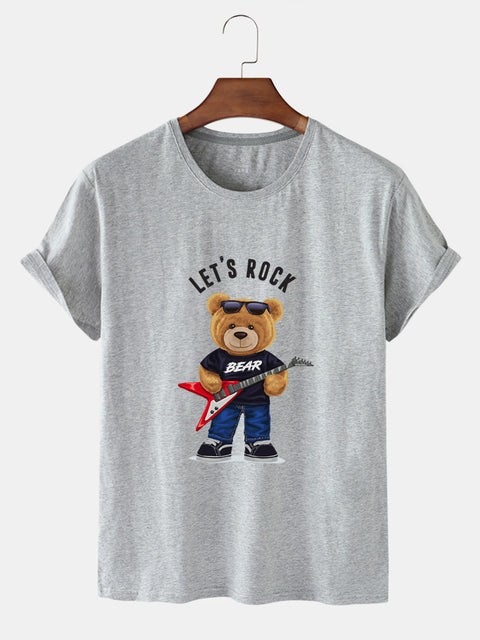Eco-Friendly Lets Rock Bear T-shirt